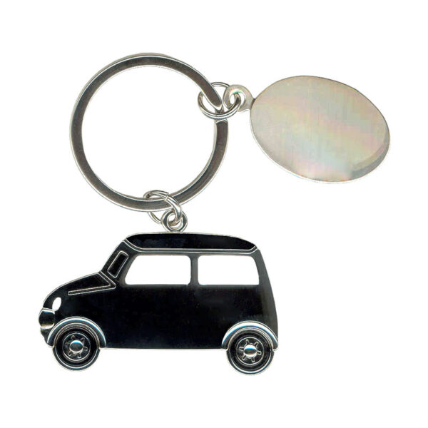KEYRING IN BLACK CAR SHAPE - Image 1