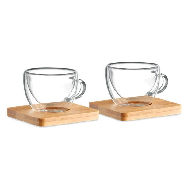 SET OF 2 DOUBLE WALL ESPRESSO GLASSES - Image 3