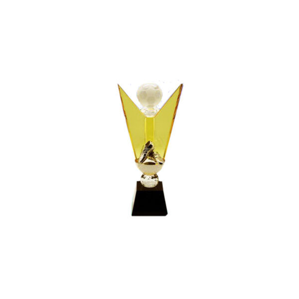 FOOTBALL AWARD – 25CM (OUTLET) | TROPHY WITH PRINTED PLATE INCLUDED - Image 1