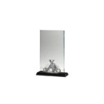 PREMIUM GOLF CRYSTAL TROPHY 23CM (OUTLET) – CUSTOM ENGRAVED W/ GIFT BOX