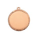 PERSONALIZED BRONZE MEDAL 60MM WITH CUSTOM PRINTED LABEL – AWARD MEDAL FOR SPORT