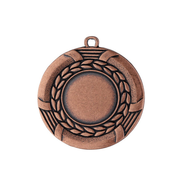 CUSTOM BRONZE MEDAL 50MM WITH PRINTED LABEL – PERSONALIZED AWARD MEDAL - Image 1