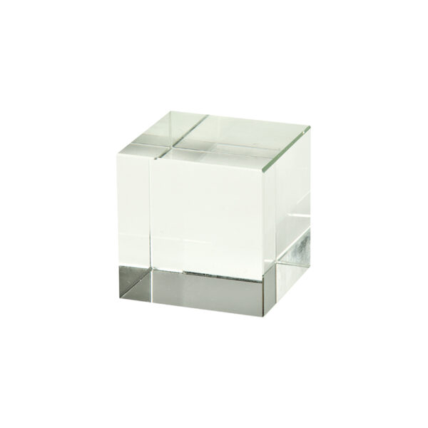 GLASS CUBE PAPERWEIGHT 5*5*5CM - Image 1