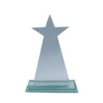 PREMIUM CRYSTAL STAR AWARD 23CM – PERSONALISED CORPORATE RECOGNITION TROPHY