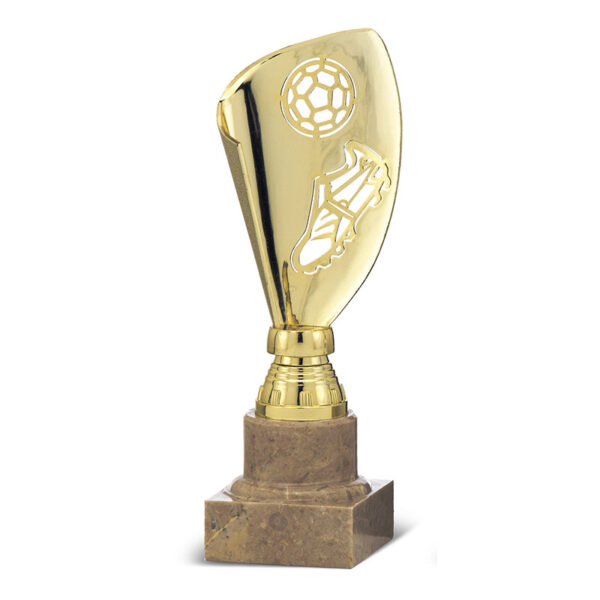 GOLDEN FOOTBALL TROPHY 19CM (OUTLET) - Image 1