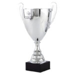 CLASSIC LINE TROPHY 36CM SILVER CUP WITH HANDLES