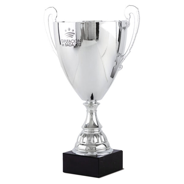 CLASSIC LINE TROPHY 36CM SILVER CUP WITH HANDLES - Image 1