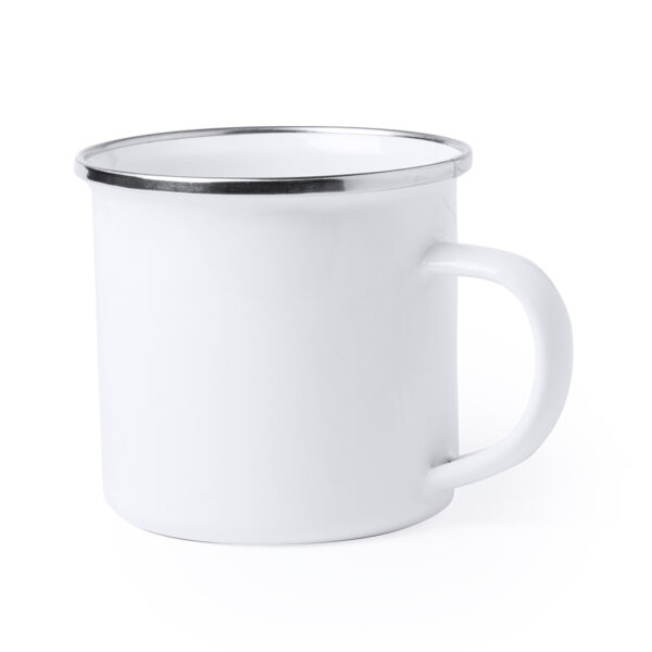 RETRO DESIGN METAL MUG 380ML - Image 2
