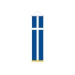 GREECE CITY BANNER – 210X60CM VERTICAL STREET FLAG | 24H DISPATCH