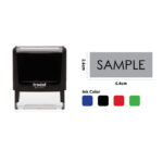 TRODAT CLIMATE NEUTRAL TEXT STAMP 6.4X2.6CM