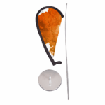 CUSTOM TEARDROP DESKTOP FLAG – 40CM WITH STAND | 1–2 WEEK LEAD TIME - Image 3