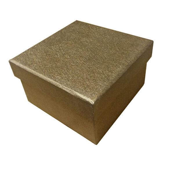 GOLD SQUARE BOX 12/12*7CM - Image 1