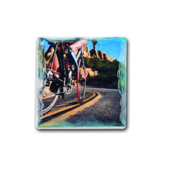 SQUARE SLATE MAGNET 6 X 6 CM - Image 1