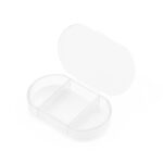 3-COMPT TRANSLUCENT PILL BOX | TRAVEL PILL ORGANIZER WITH SAFETY LOCK - Image 6