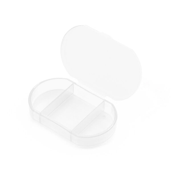 3-COMPT TRANSLUCENT PILL BOX | TRAVEL PILL ORGANIZER WITH SAFETY LOCK - Image 6