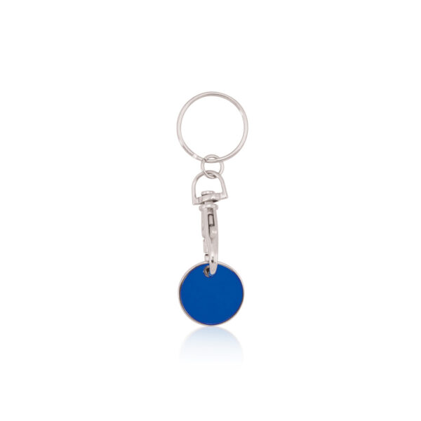 METALLIC KEYCHAIN COIN WITH CARABINER – FUN DESIGN IN ASSORTED COLORS - Image 8