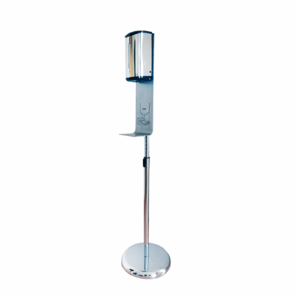 AUTO HAND SANITIZER DISPENSER WITH ADJUSTABLE STAND | TOUCH-FREE GEL DISPENSER - Image 1