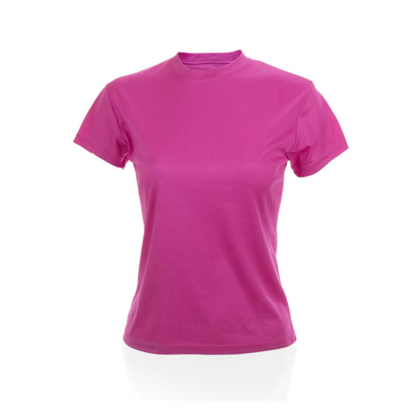 FUCHSIA WOMEN’S SPORTS TEE | 100% POLYESTER | 135GSM | SUBLIMATION & EVENTS - Image 1