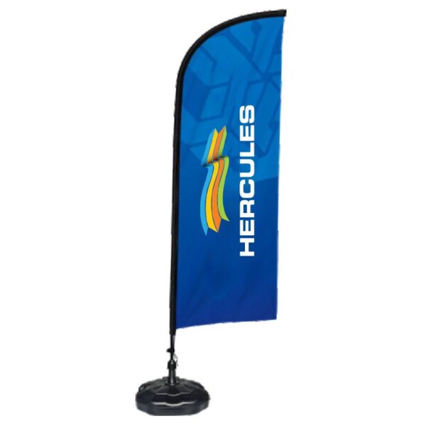 FLY BANNER 2.5M (FLAG, POLE, BASE) - Image 1