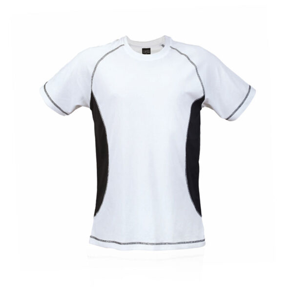 BLACK SPORTS TEE TECNIC COMBI – BREATHABLE POLYESTER | UNISEX FIT S–XXL - Image 1