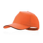 CAP KISSE – 100% BRUSHED COTTON 5-PANEL CAP WITH VELCRO CLOSURE - Image 8
