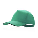 CAP KISSE – 100% BRUSHED COTTON 5-PANEL CAP WITH VELCRO CLOSURE - Image 5