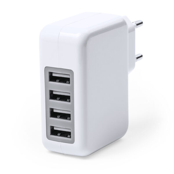 CHARGEMAX USB WALL CHARGER – 3100MA FAST CHARGING WHITE ADAPTER - Image 1
