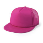 YOBS 5-PANEL MESH CAP – ADJUSTABLE BUTTON CLOSURE WITH FLAT VISOR, BRIGHT COLORS
