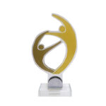 ARTISTIC LEANING PEOPLE PLEXIGLASS AWARD