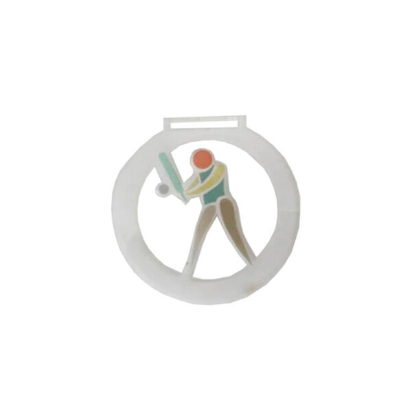 BASEBALL PLEXIGLASS MEDAL - Image 1