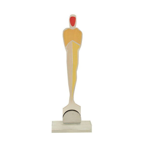 ARTISTIC MODERN OSCAR PLEXIGLASS AWARD 29CM - Image 1