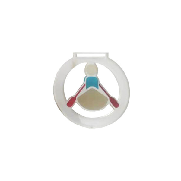 ROWING PLEXIGLASS MEDAL 7.5CM - Image 1