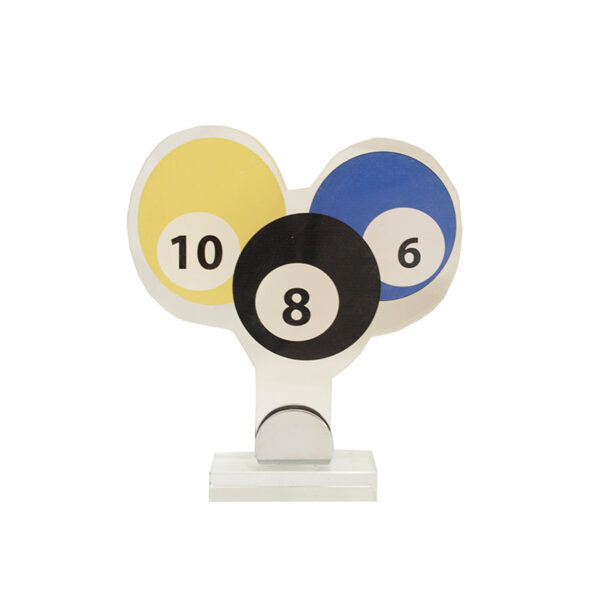 BILLIARD TROPHY 23CM (INCLUDED PRINTING) - Image 1