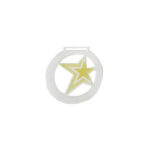 STAR PLEXIGLASS MEDAL 7.5CM