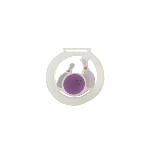 BOWLING PLEXIGLASS MEDAL - Image 1