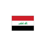IRAQ FLAG 150X100CM – HERO OUTDOOR WITH ROPES