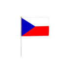 CZECH HAND FLAG WITH POLE 30X45CM – NATIONAL PRIDE FLAG