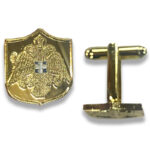 BYZANTINE MILITARY CUFFLINKS – TWO-HEADED EAGLE DESIGN - Image 2