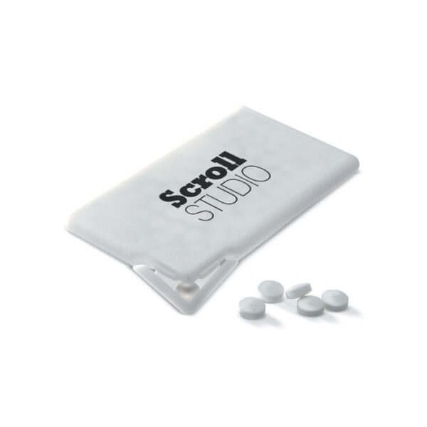 CREDIT CARD-SHAPED MINT DISPENSER – 6G REFRESHING MINTS | CUSTOM BRANDED POCKET - Image 1