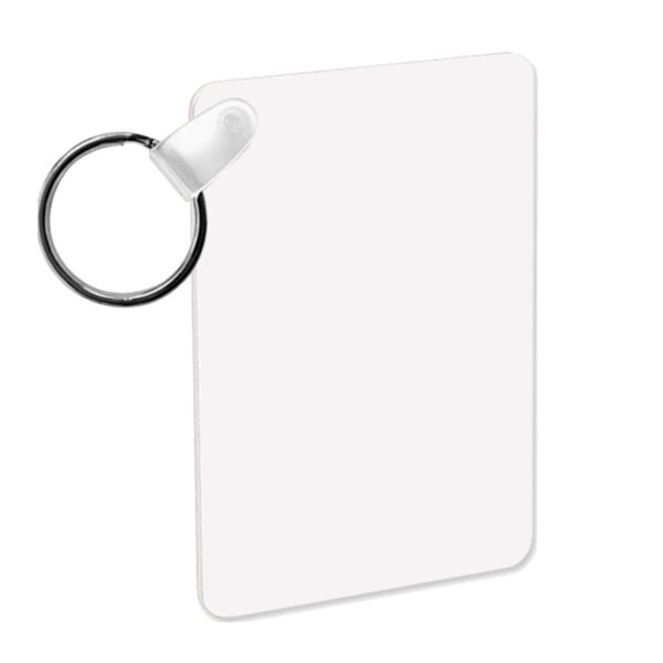 CUSTOM RECTANGULAR WOODEN SUBLIMATION KEY RING – 5.67?4.95CM (ONE-SIDED PRINT) - Image 1