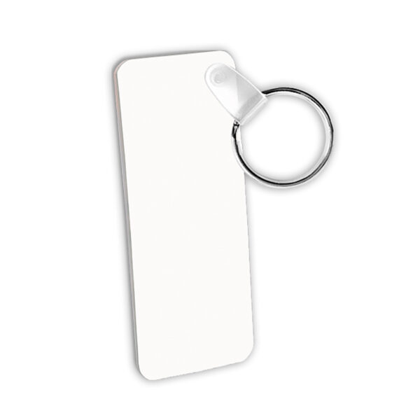 CUSTOM RECTANGULAR WOODEN SUBLIMATION KEY RING – 3x7CM (ONE-SIDED PRINT) - Image 1