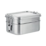 STAINLESS STEEL LUNCHBOX – 2 COMPARTMENTS – LEAK-PROOF & DURABLE – 1200ML