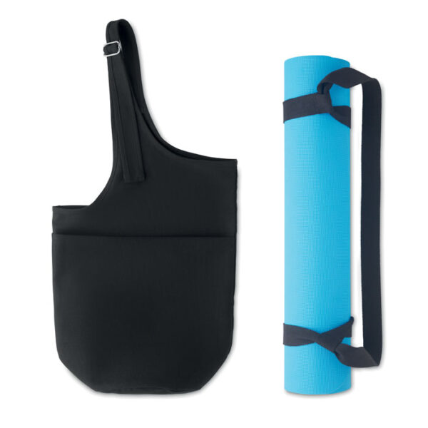 YOGA FITNESS SET WITH MAT & EXERCISE ROPE IN CANVAS BAG | COMPLETE WORKOUT KIT - Image 1