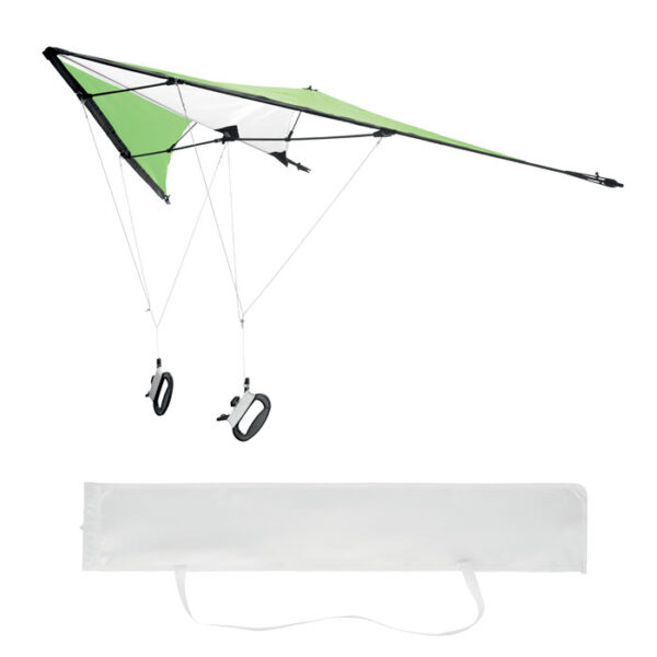 DELTA KITE IN DURABLE 210T RIPSTOP POLYESTER WITH HANDLES – INCLUDES POUCH - Image 1