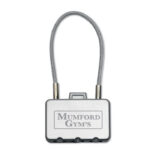 SUITCASE LOCK WITH 3 DIGIT COMBINATION OF METAL