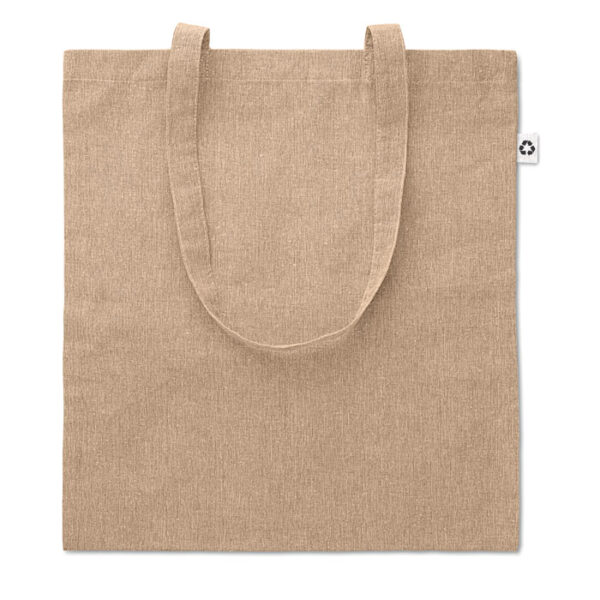 2 TONE RECYCLED SHOPPING BAG - Image 4