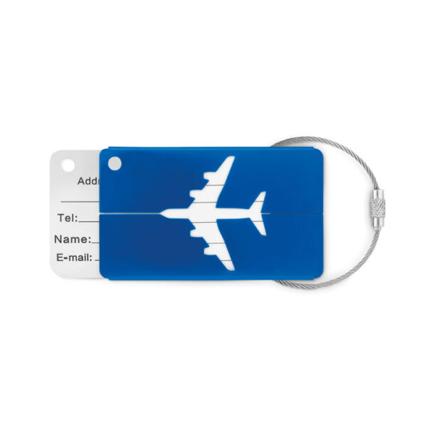 ALUMINIUM AIRPLANE LUGGAGE TAG - Image 4