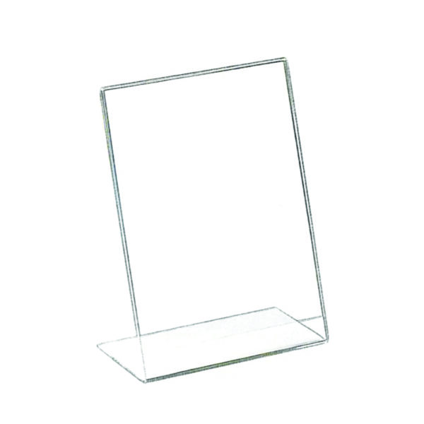 A5 ACRYLIC TRANSPARENT DISPLAY STAND - Image 1