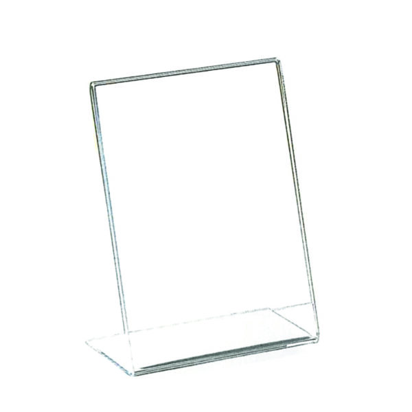 A6 ACRYLIC TRANSPARENT DISPLAY STAND - Image 1