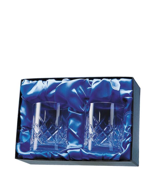 WHISKY PAIR SATIN LINED PRESENTATION BOX - Image 1